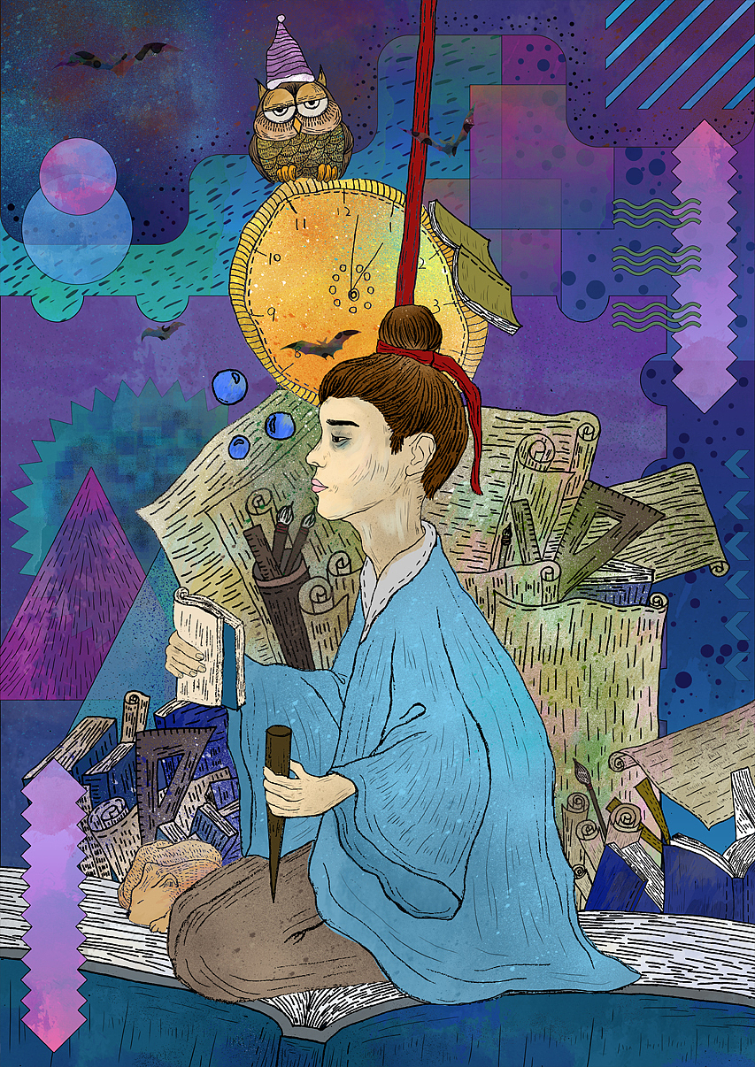 井底之蛙,庄周梦蝶,海誓山盟,天马行空,群魔乱舞,悬梁刺股,见钱眼开