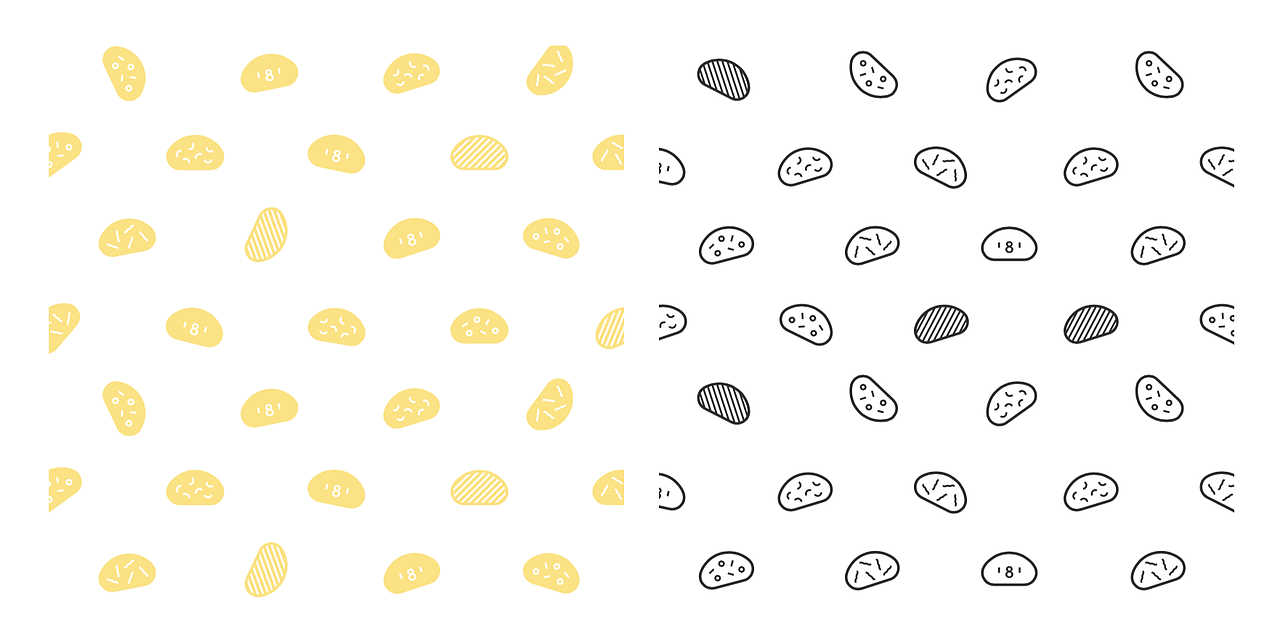 从 logo symbol 衍生出的面团图案俏皮可爱,目前在包装设计中使用,后期也可以在其他应用中作为辅助图形进行点缀,增加品牌的辨识度。