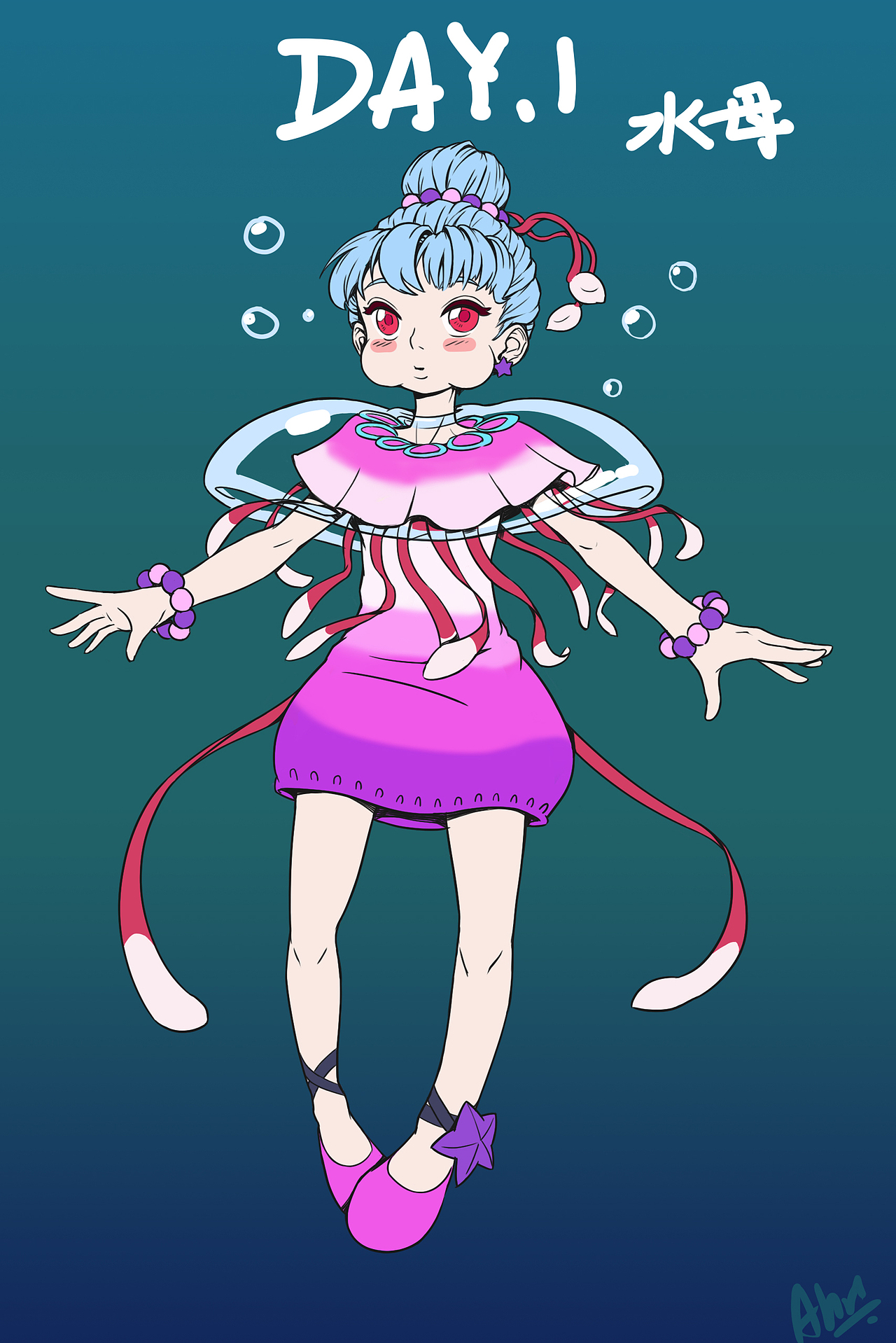30DAYS奇妙女孩挑战（图ZMTc5MzU0NjY4） - 游戏原画 - 站酷设计师鱼好炫原创素材 - 站酷ZCOOL
