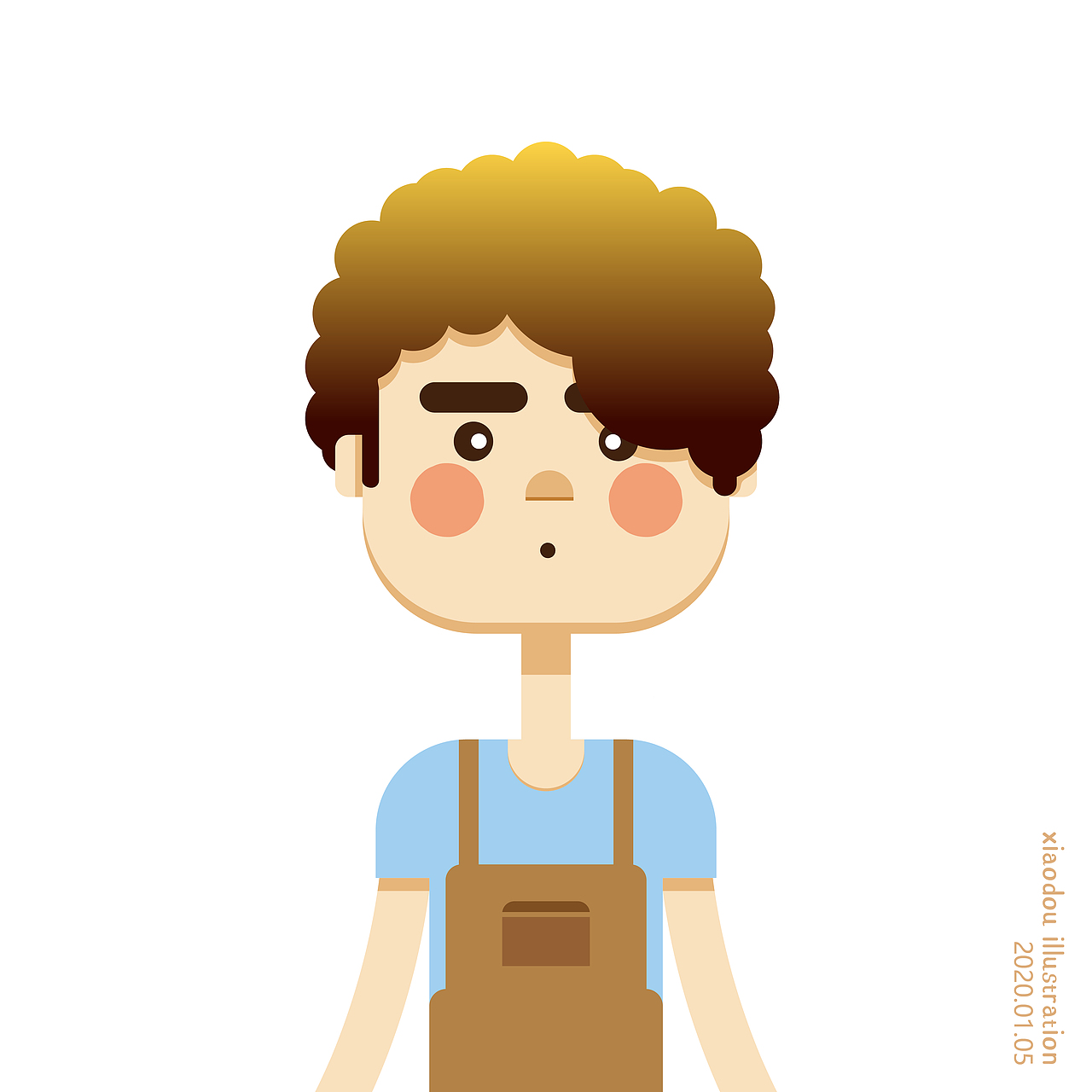 扁平风人物小头像（图ZMTkyMjc2MDI4） - 创作习作 - 站酷设计师嫚子xdd原创素材 - 站酷ZCOOL