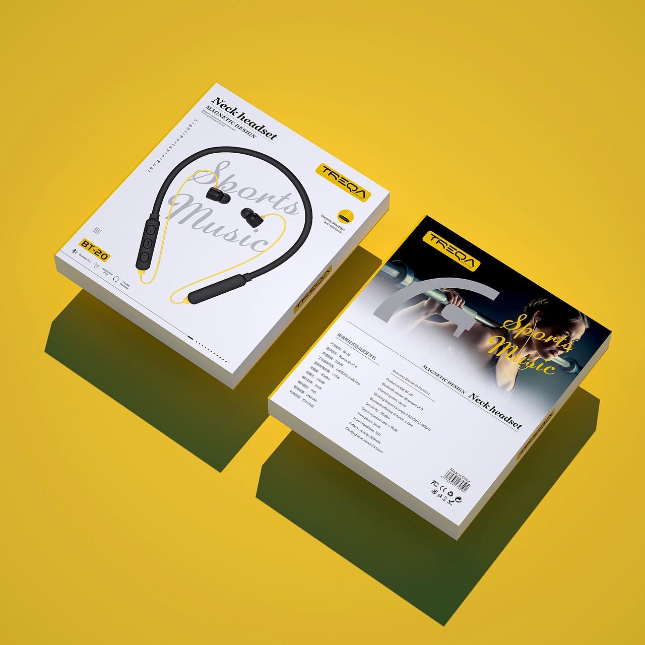 蓝牙耳机包装（图ZMjIxOTIwMDQ0） - 包装 - 站酷设计师鲁岛岛原创素材 - 站酷ZCOOL