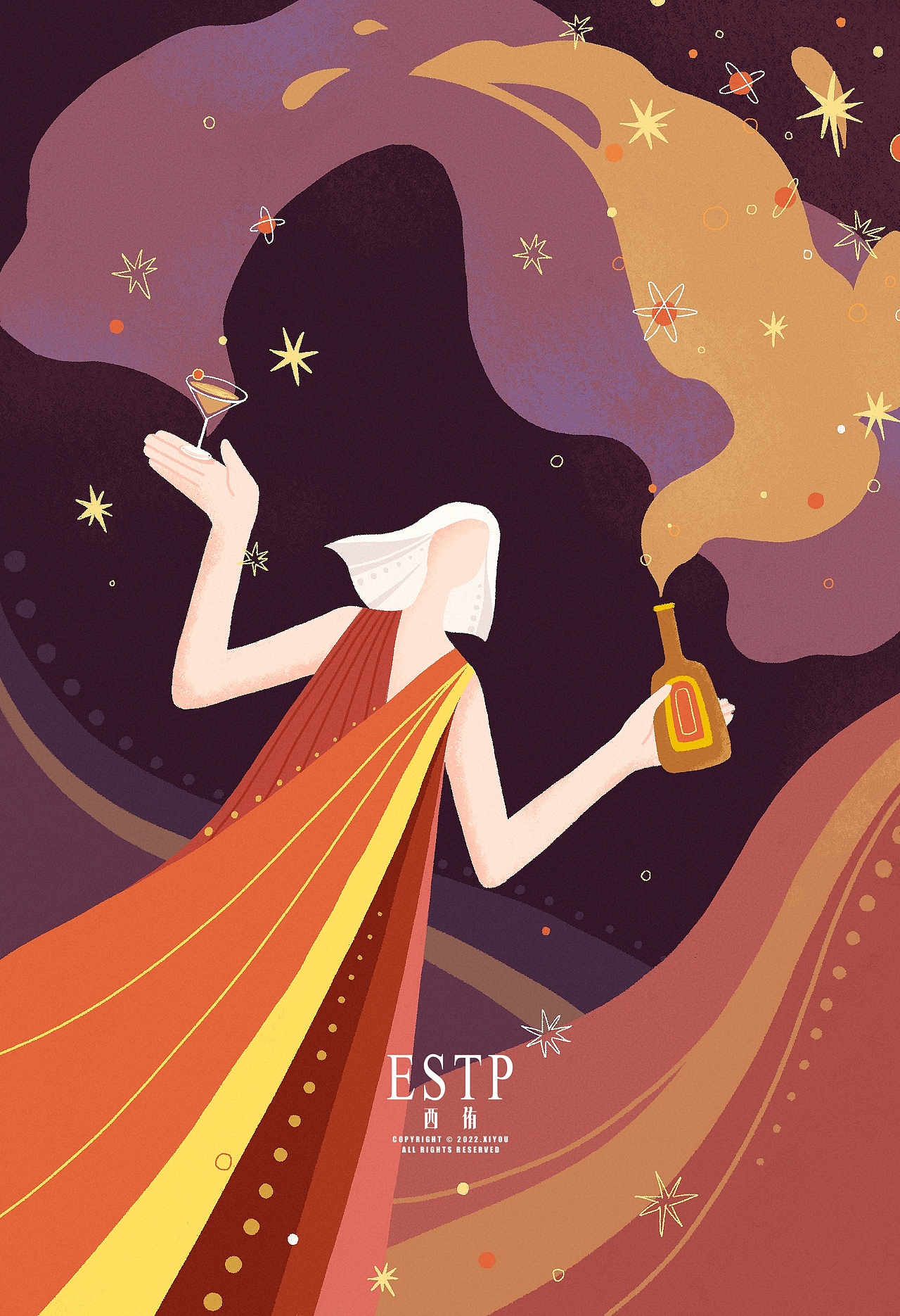 MBTI人格印象绘（图ZMzAxNDgzOTQw） - 商业插画 - 站酷设计师Alyssa_Ji原创素材 - 站酷ZCOOL