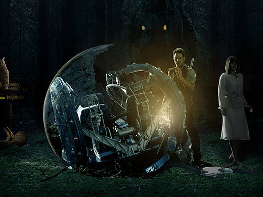 侏罗纪世界海报合成练习（个人主页-ZMTg4OTgwNjA=） - 运营设计 - 站酷设计师gxl_08原创素材 - 站酷ZCOOL