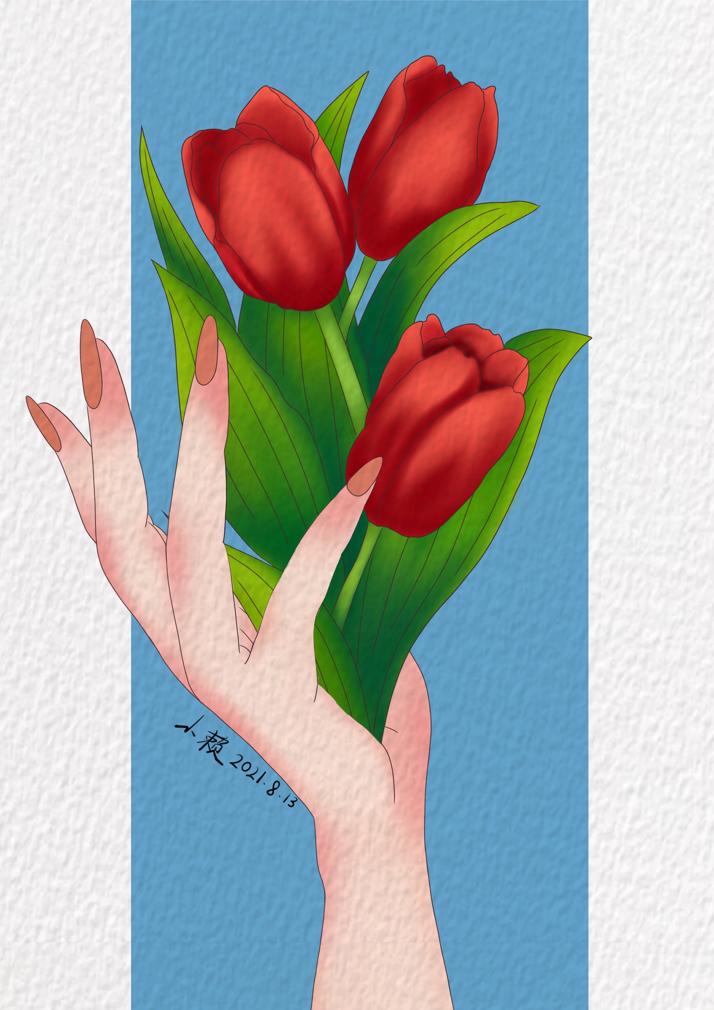 手部练习|插画|新锐潮流插画|赖子冲鸭 - 原创作品 - 站酷 (zcool)