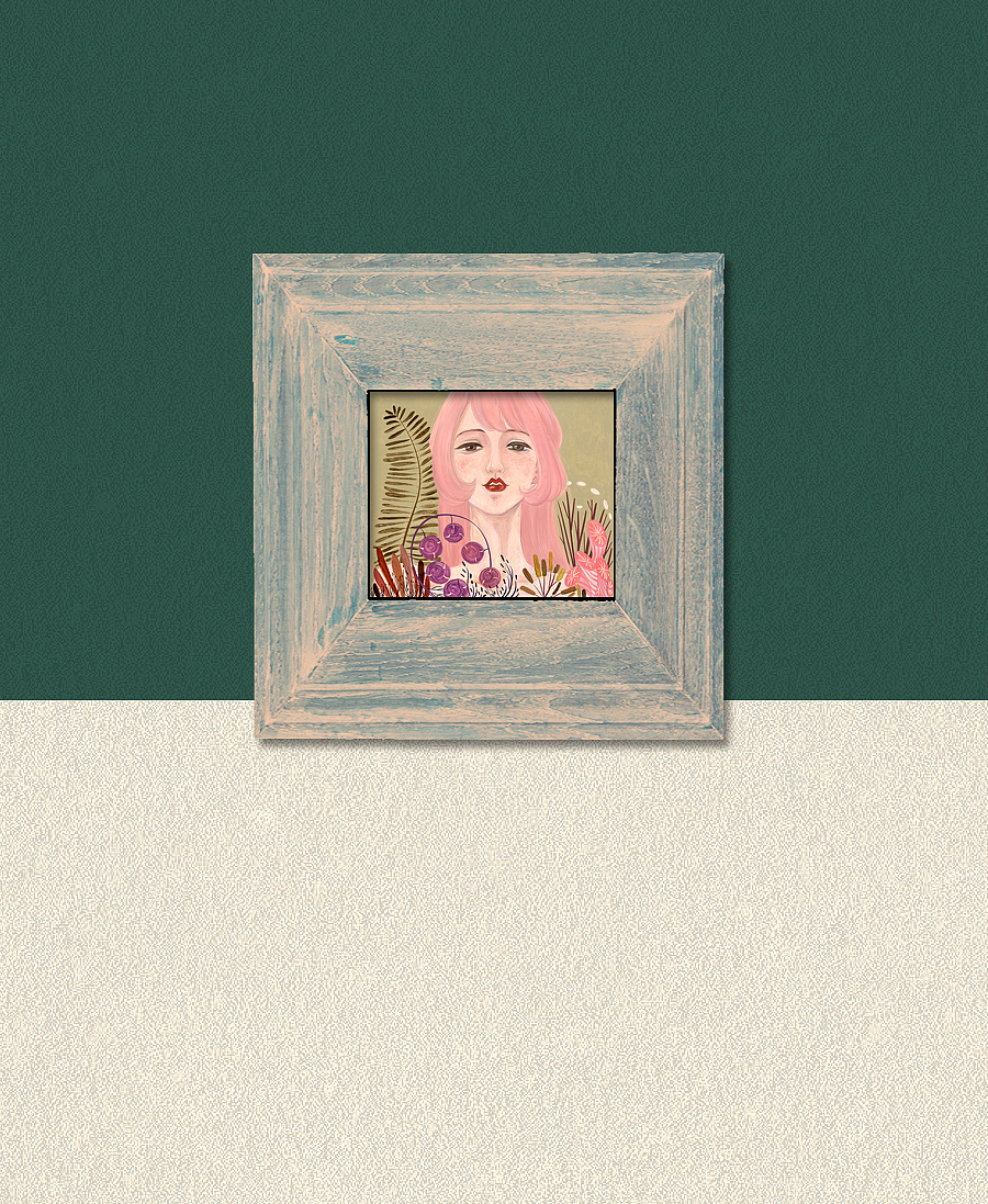 花漾girl系列包装｜装饰画效果