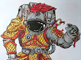 【自己瞎画】如果唐朝有宇航员