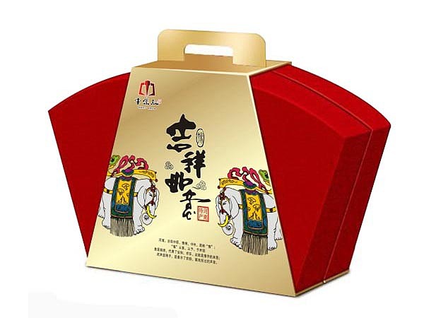 吉祥如意河南特产产品礼品箱|农产品包装设计|河南特产包装设计|郑州食品包装设计|礼品箱包装设计