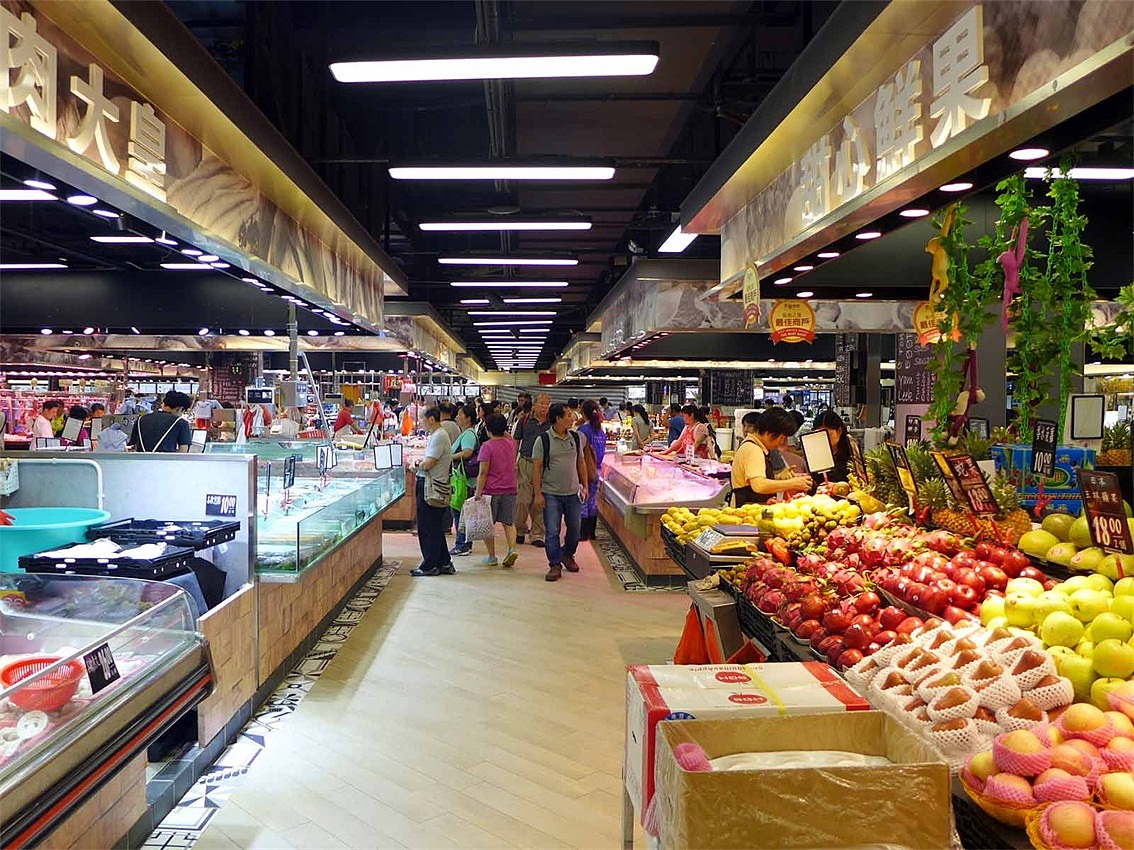 昆明生鲜超市设计/农贸市场整体规划/菜市场设计公司|空间|建筑设计|景观设计与规划 - 原创作品 - 站酷 (ZCOOL)
