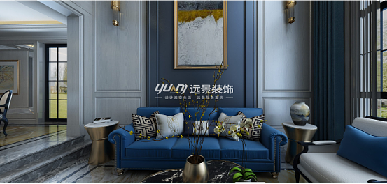 茶园别墅欧麓花园城480平装修-欧式-远景装饰谭伟作品（图ZMTEwNzkwNTg0） - 家装设计 - 站酷设计师重庆室内设计师原创素材 - 站酷ZCOOL