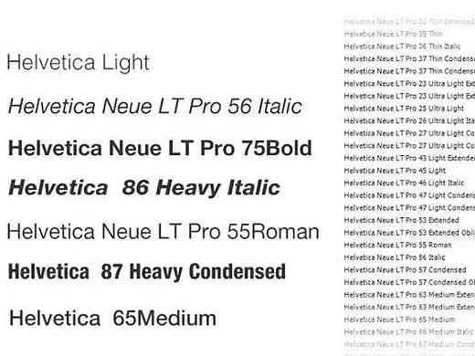 设计师需要掌握的字体知识基础大全