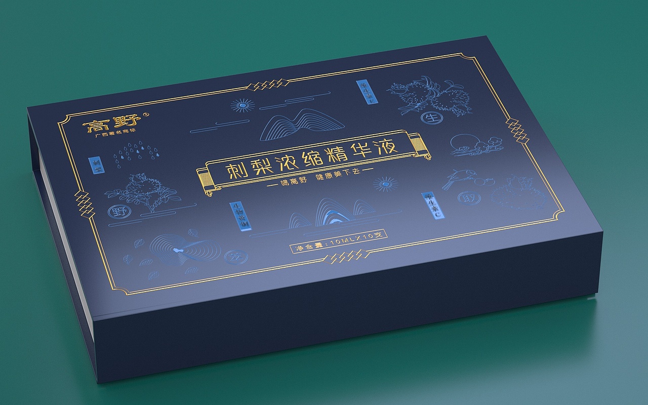 最近练习的一款包装盒