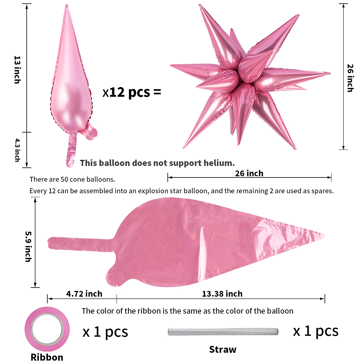 锥形铝膜气球（图ZMjc4MTI4NzA4） - 玩具 - 站酷设计师RealBilld原创素材 - 站酷ZCOOL