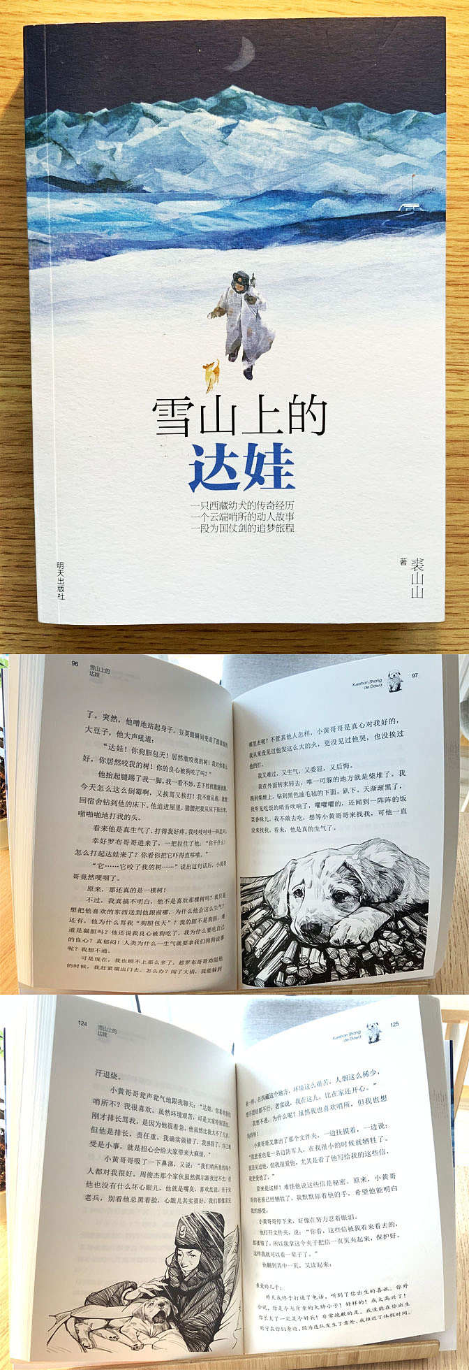 《雪山上的达娃》插画_半岛酒徒-站酷zcool