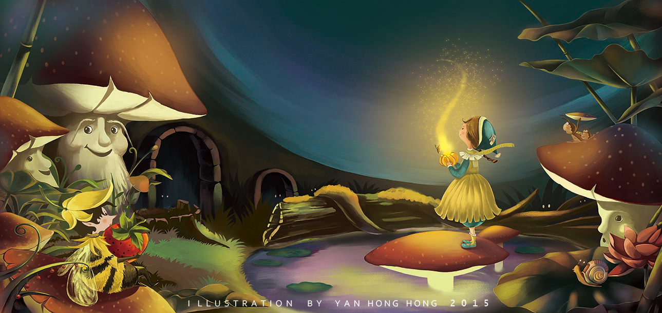 魔法地图之旅③|插画|商业插画|颜叶红红 - 原创作品 - 站酷 (zcool)