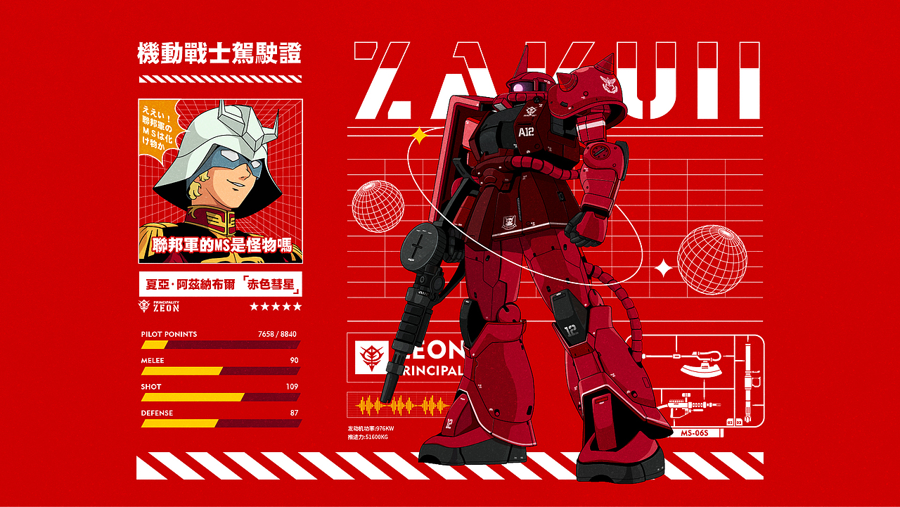 2020丨機動戦士（图ZMjM4NDM5ODg4） - 创作习作 - 站酷设计师Pago排骨原创素材 - 站酷ZCOOL