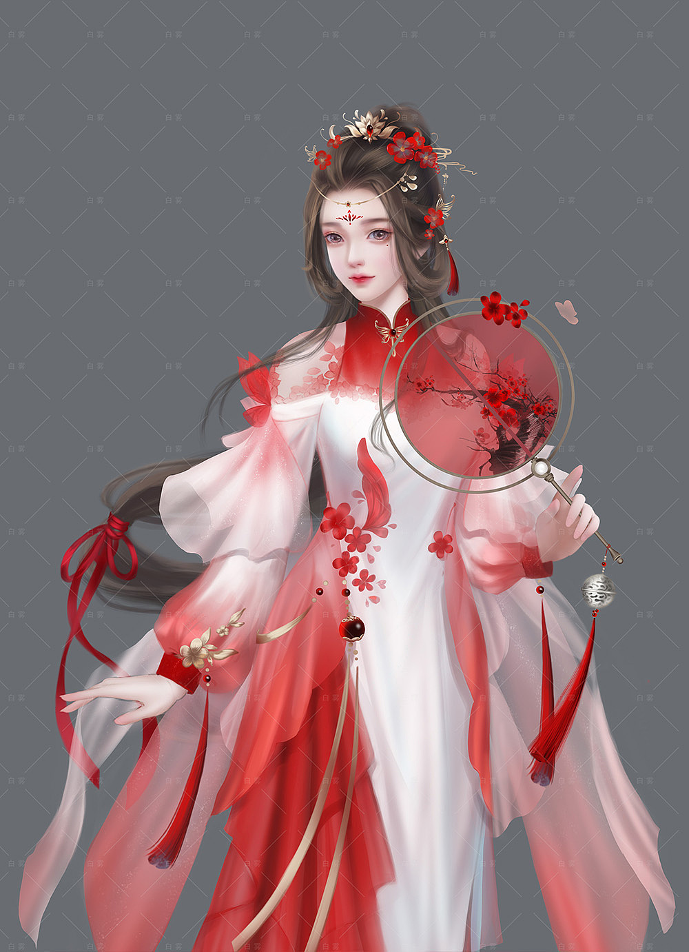 立绘古风人物梅花梅花拟人橙光闪艺作品信息创作时间2021/03/30收录