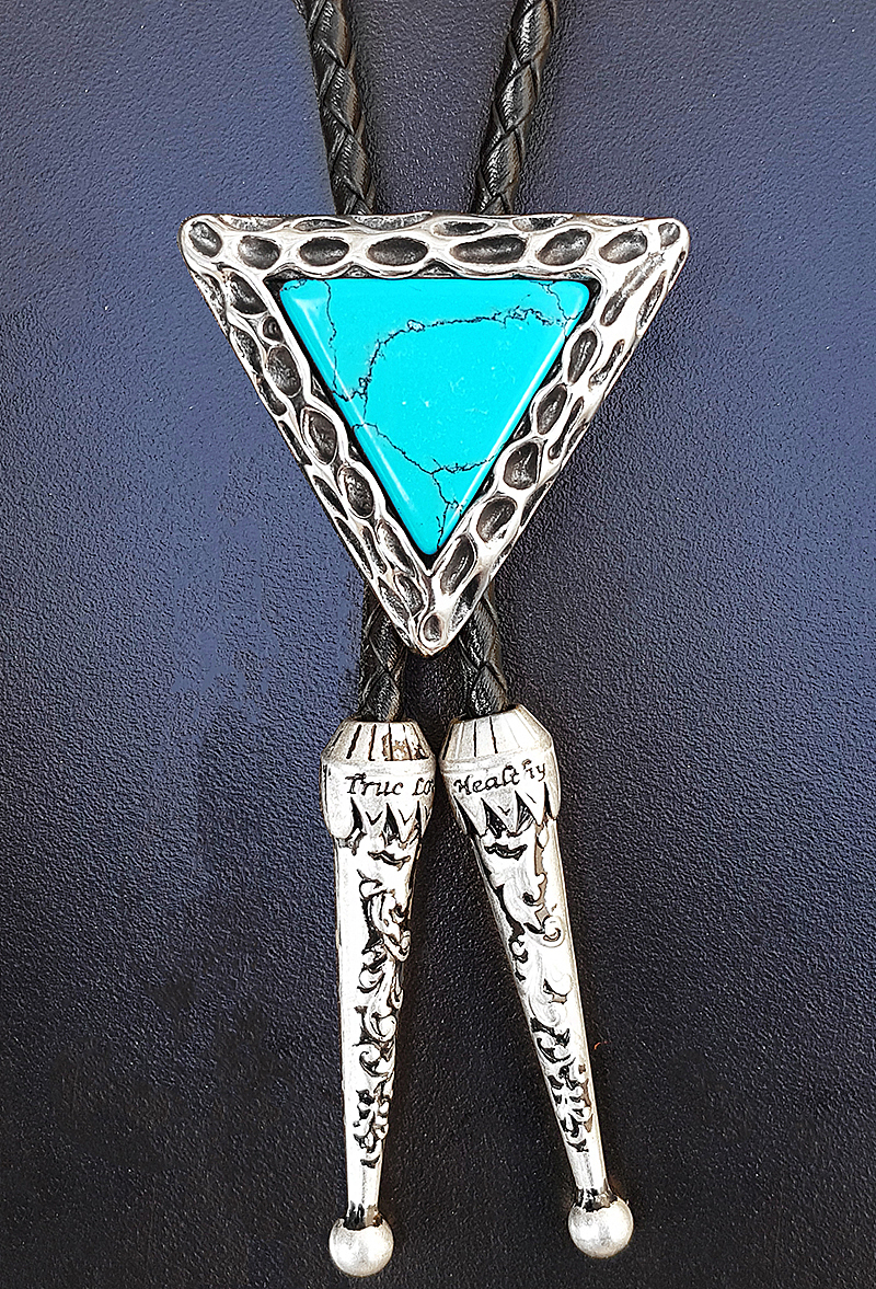 等边三角形波洛领带绳绿松石几何图形百慕大bolo tie（图ZMjgxOTAwMzY4） - 配饰 - 站酷设计师紅心炸彈原创素材 - 站酷ZCOOL