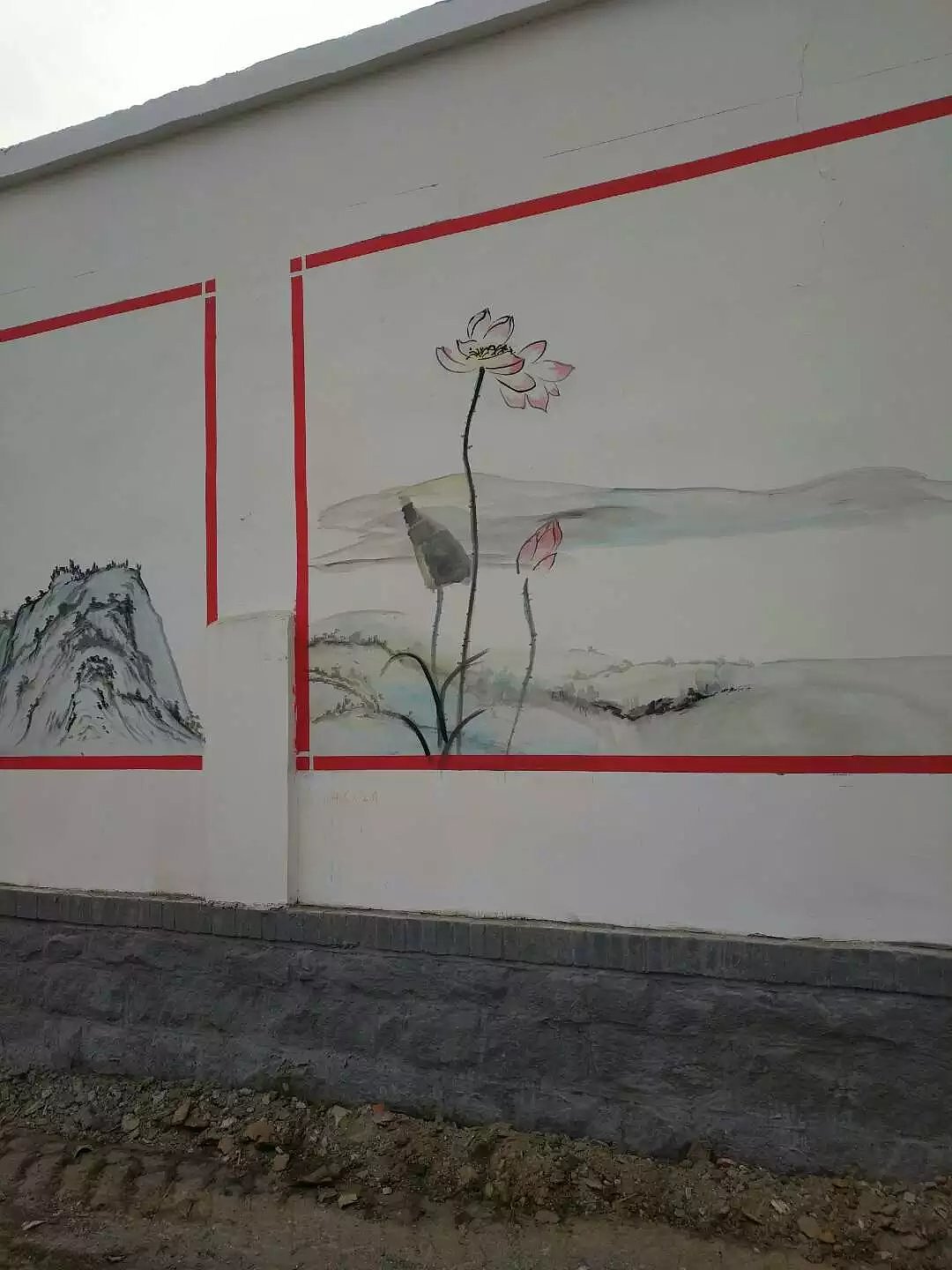 蜀绘壁画作品-乡村文化墙（图ZMTE3NTA2MTky） - 建筑设计 - 站酷设计师蜀绘壁画原创素材 - 站酷ZCOOL