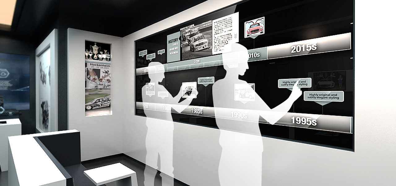 空间与多媒体_AMG路演车内设计