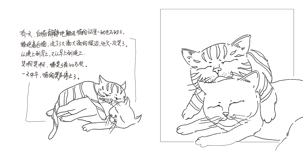《一只活了100万次的猫》——个人原创绘本