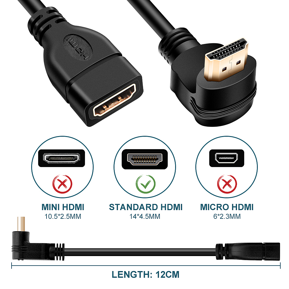 HDMI90度转接器