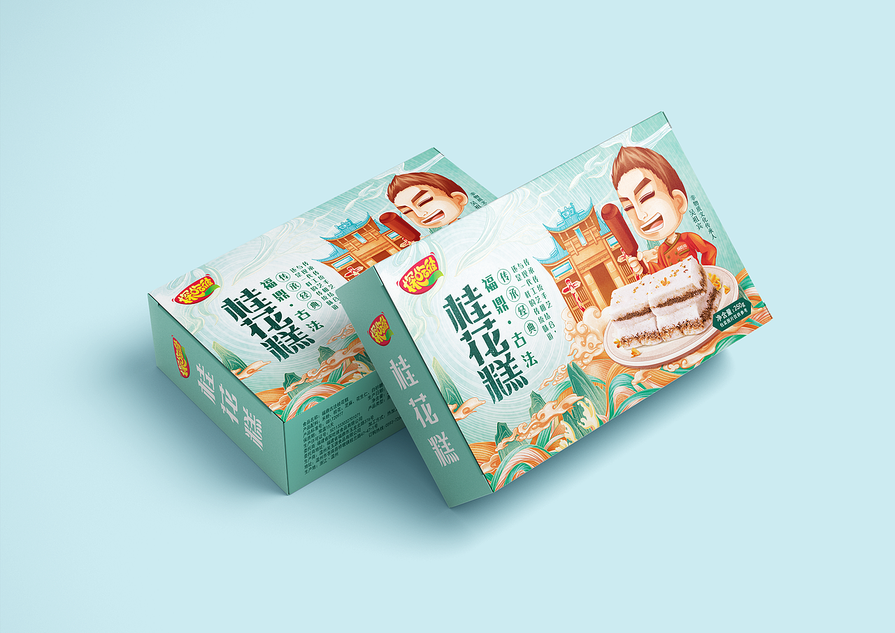 福鼎桂花糕（图ZMjc0ODE0NjQw） - 包装 - 站酷设计师懒猫会设计原创素材 - 站酷ZCOOL