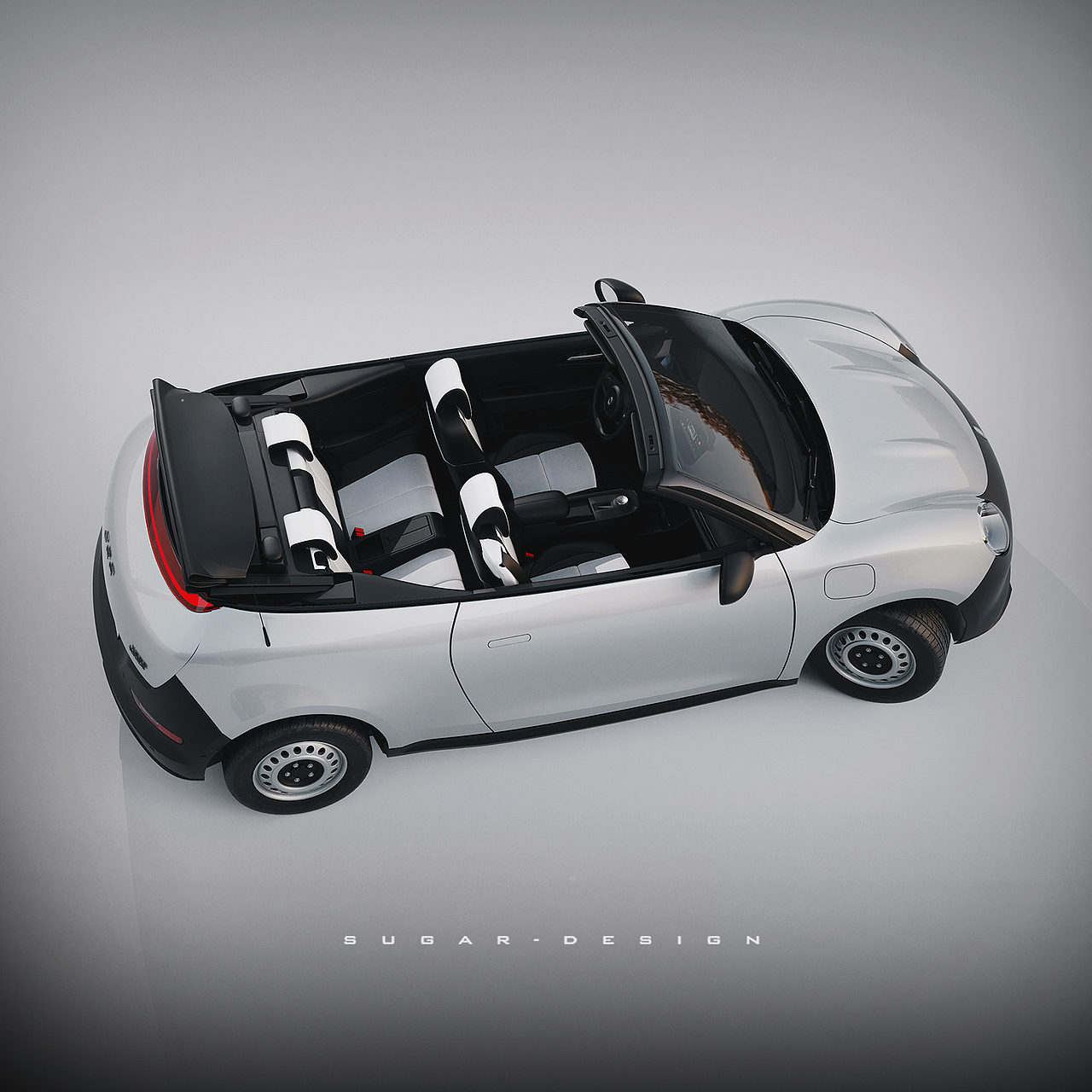 懂女人的女士一手车！欧拉好猫敞篷车新车预览！（图ZMjgxMjEyODA0） - 交通工具 - 站酷设计师sugarchow原创素材 - 站酷ZCOOL