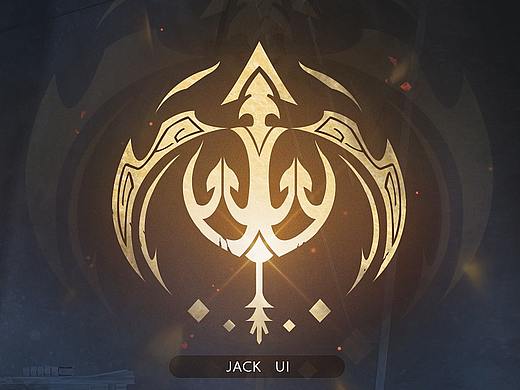 【JACK游戏UI】二次元、欧美风界面logo手绘JK设计教程