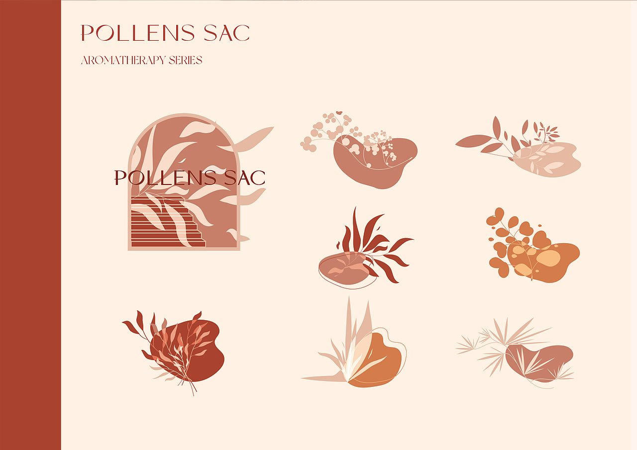 《POLLENS SAC》 香薰 化妆品 vi（图ZMjY1MDMzNDA0） - 品牌 - 站酷设计师蓝桉品牌设计原创素材 - 站酷ZCOOL