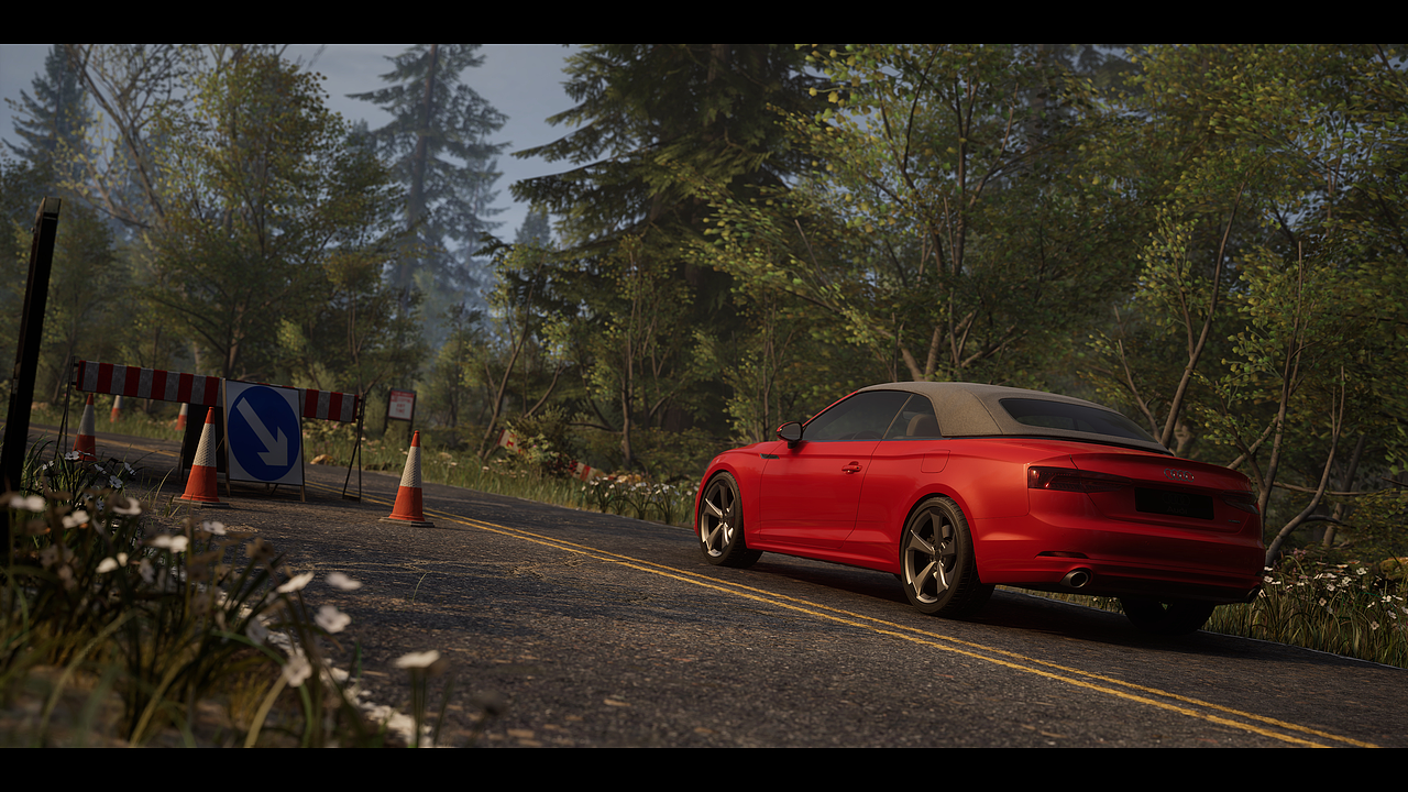 UE4汽车森林场景渲染（图ZMjc3MzQ3MjIw） - 机械/交通 - 站酷设计师FireprZano原创素材 - 站酷ZCOOL