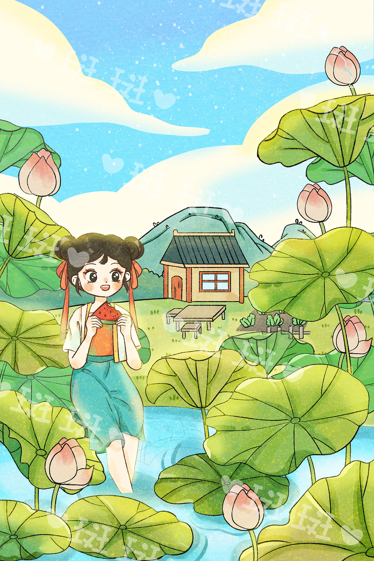 近期画的节日节气插画（图ZMzcxNjI5ODY0） - 商业插画 - 站酷设计师斑点小哥哥原创素材 - 站酷ZCOOL