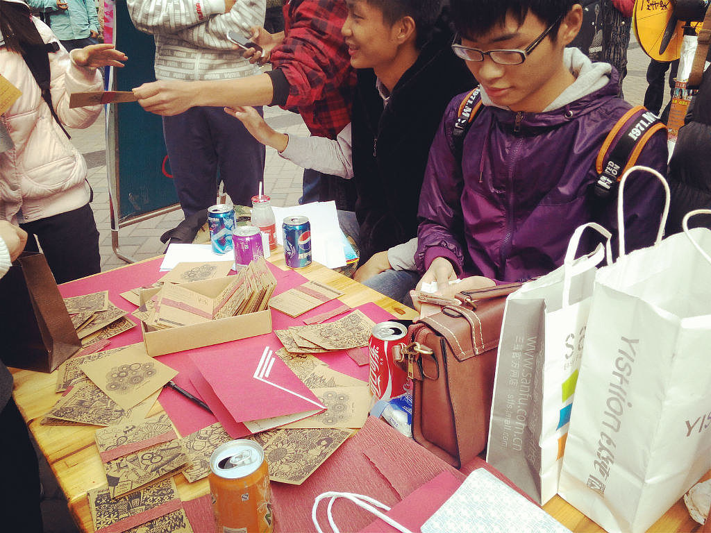 一直都有帮忙的老乡们