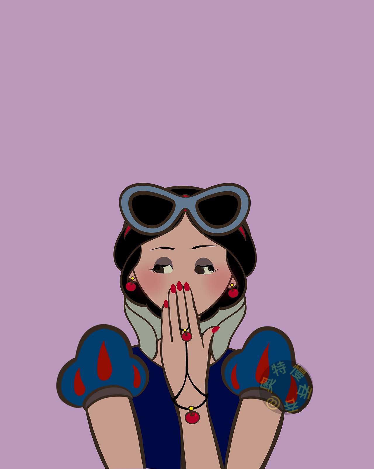 白雪公主插画(可授权)