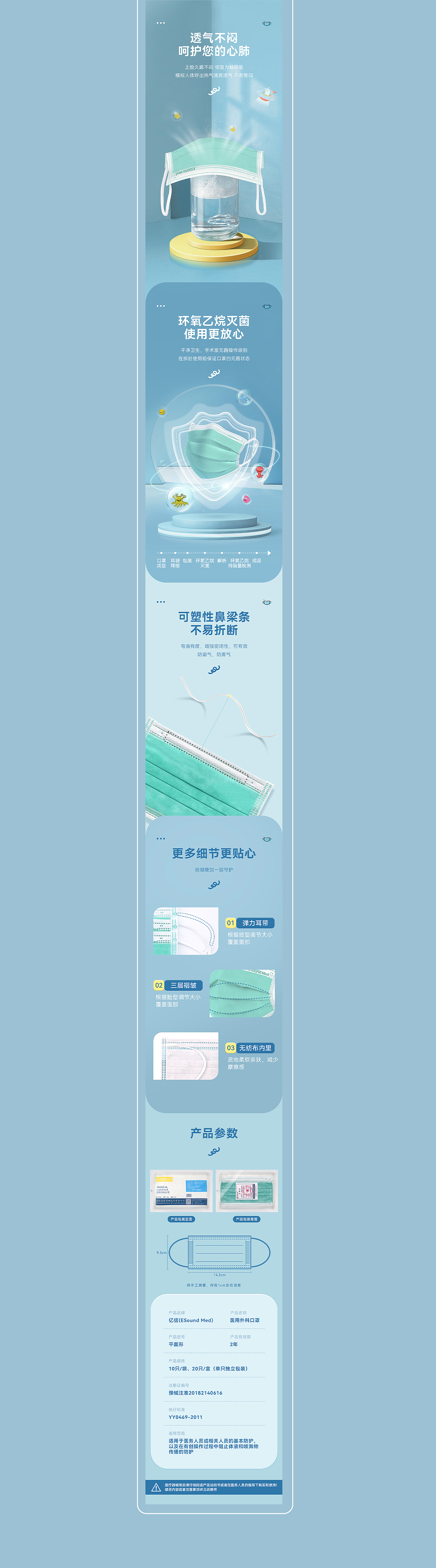 医用外科口罩详情（图ZMzIzMzc0MTk2） - 电商 - 站酷设计师yi个达不溜原创素材 - 站酷ZCOOL
