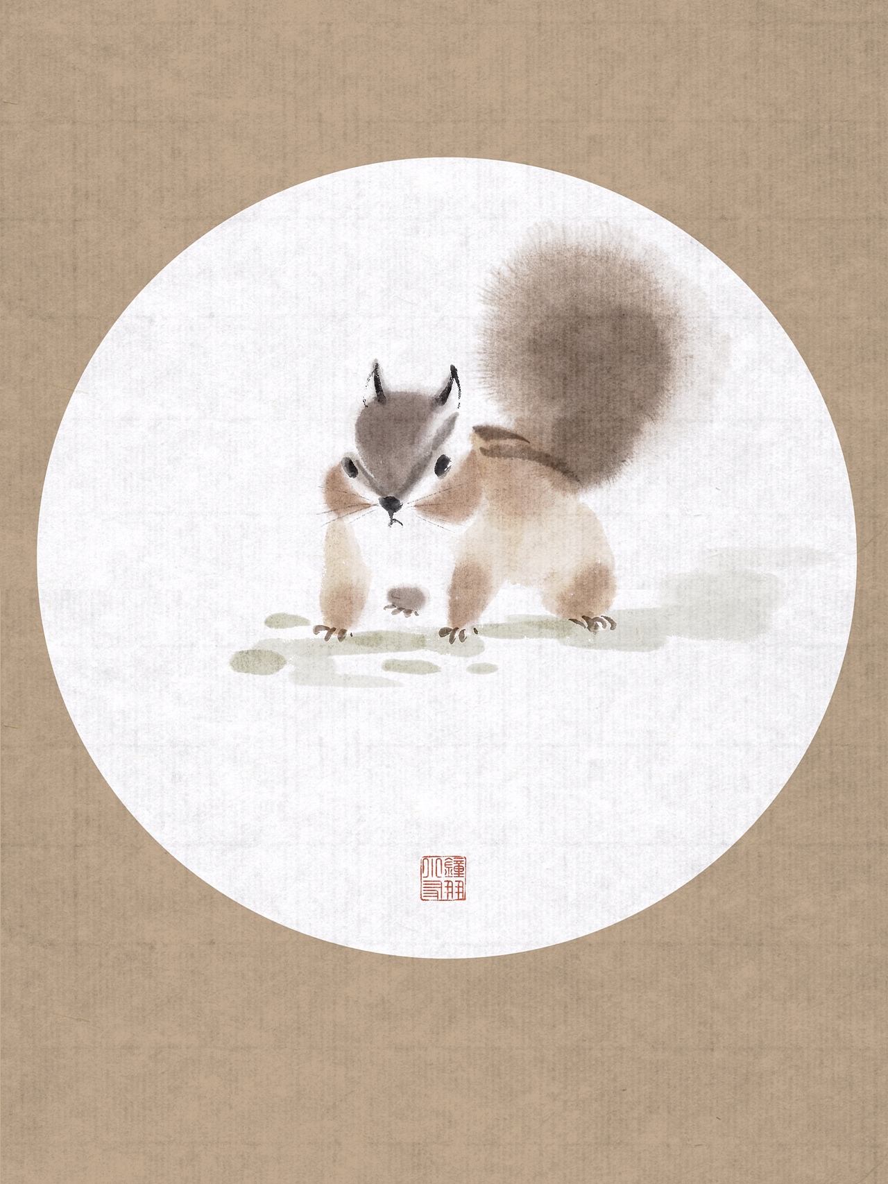 ipad仿水墨国画——花鸟鱼虫