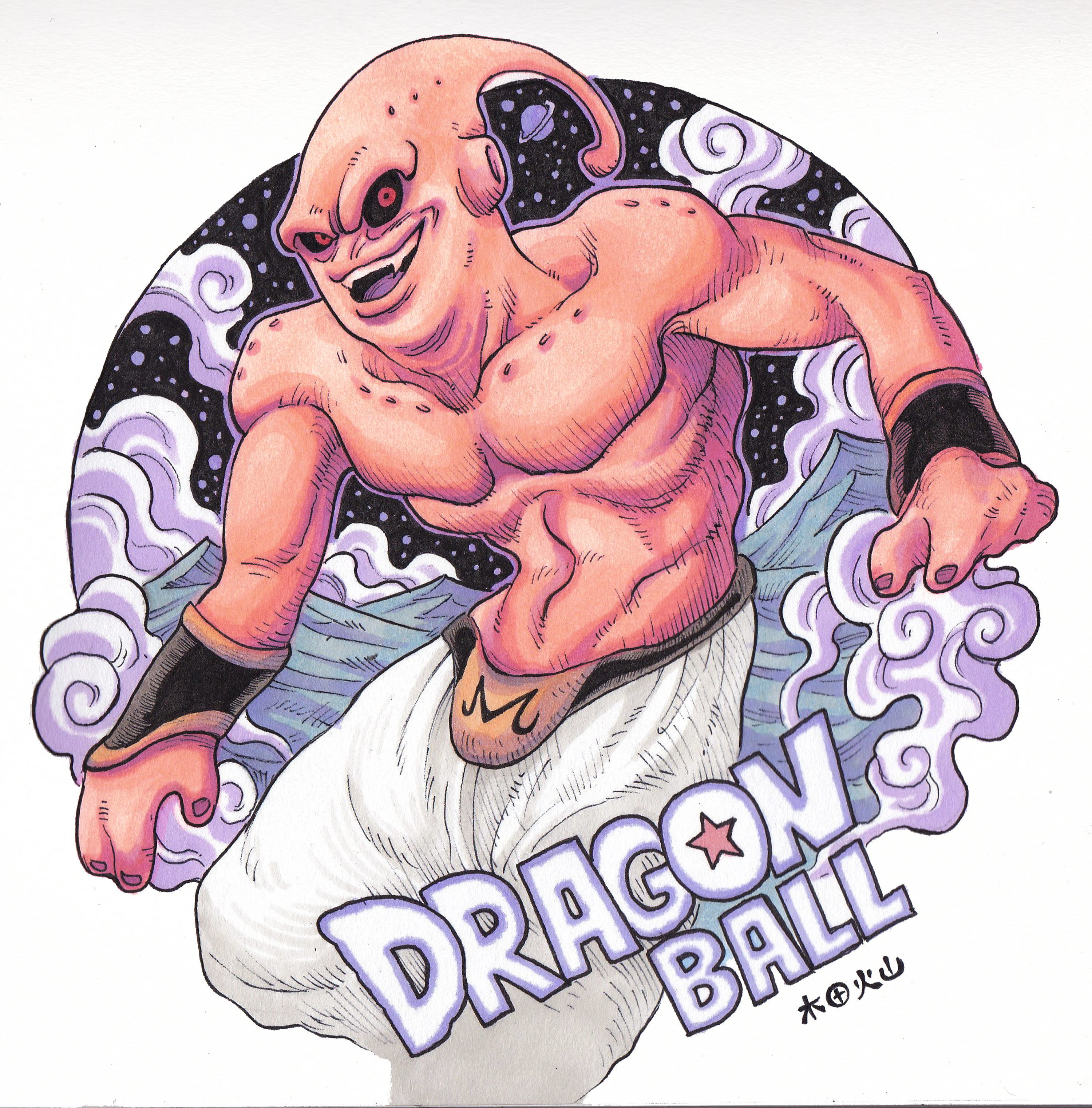 《龙珠》手绘插画
