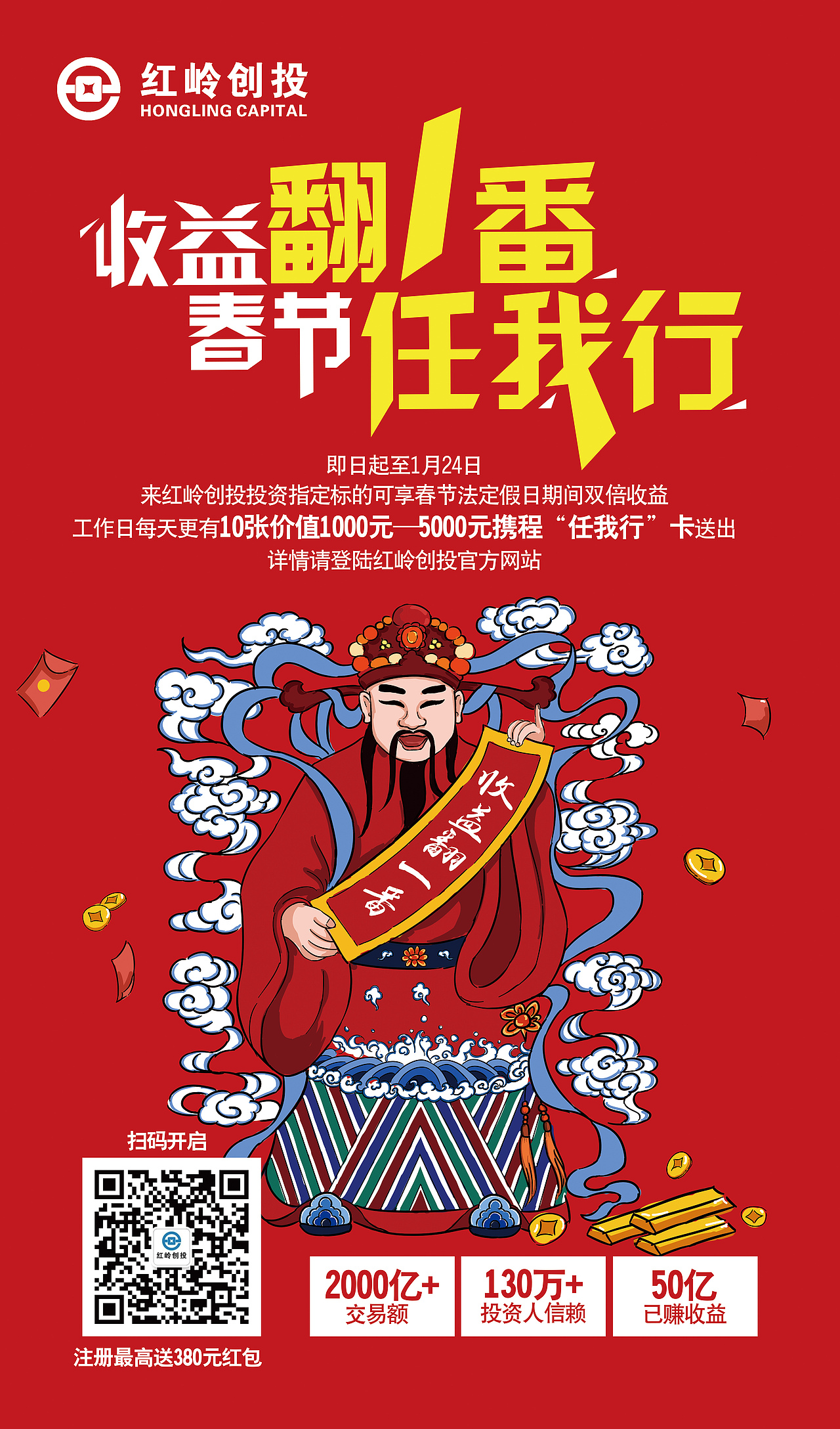春节活动电梯广告设计