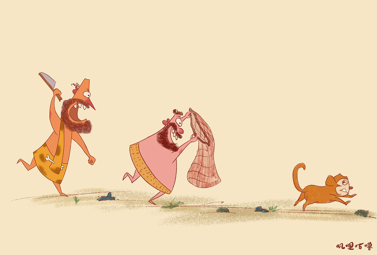 叽哩咕噜 明信片|插画|商业插画|丢丢__原创作品-站酷zcool