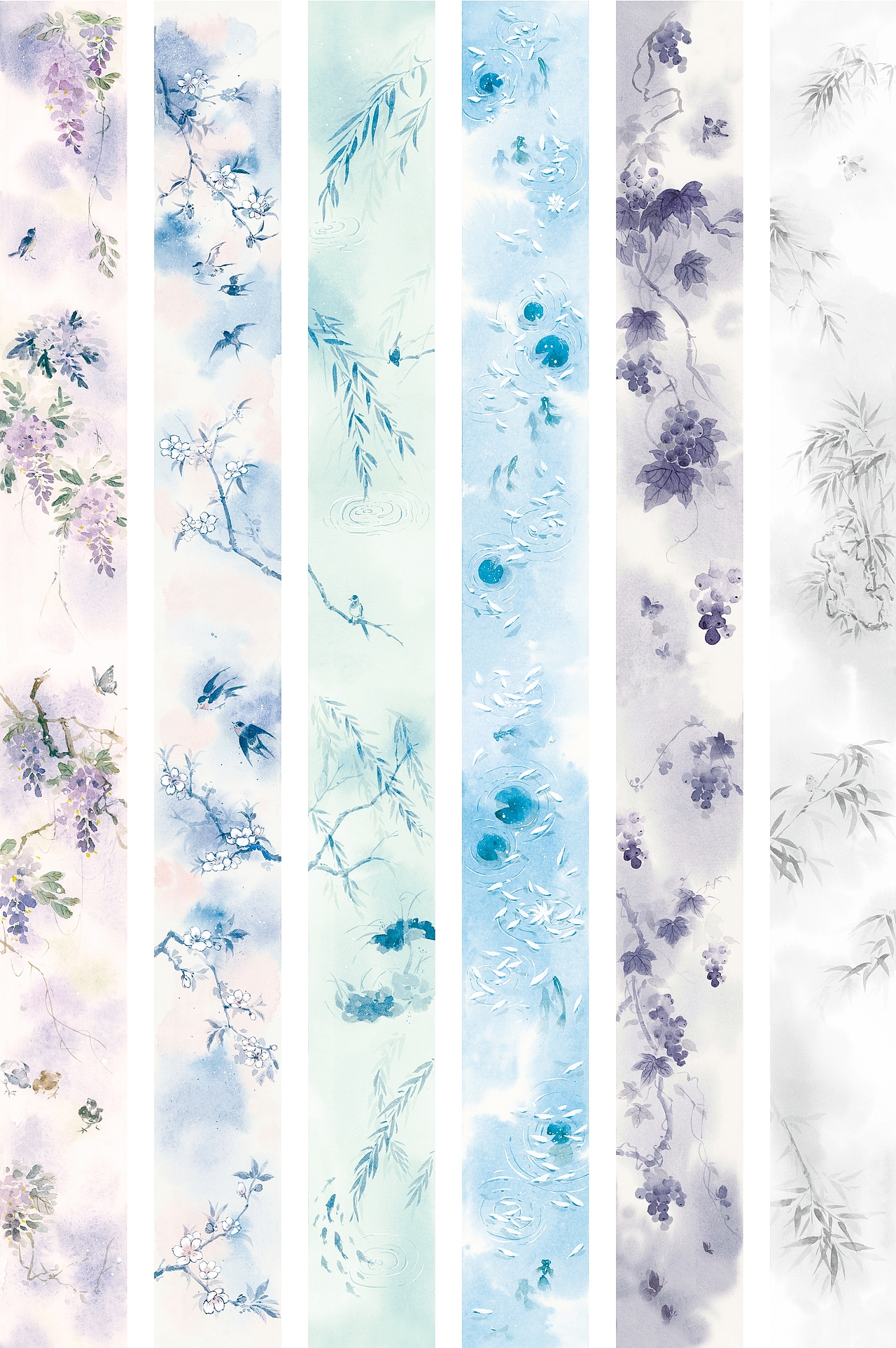 《浮光碎影》系列轻古风烫金和纸胶带