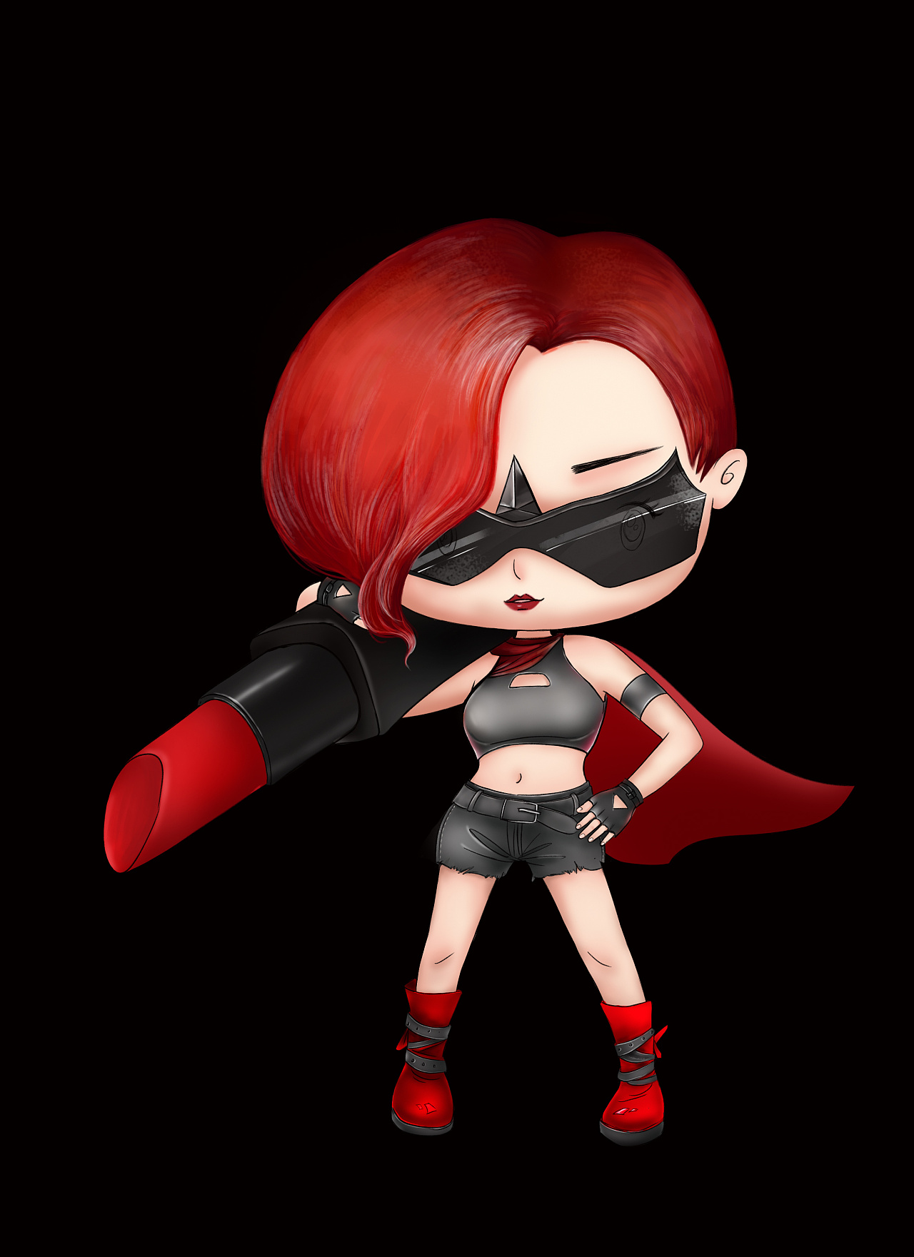 玛丽黛佳supergirl卡通形象