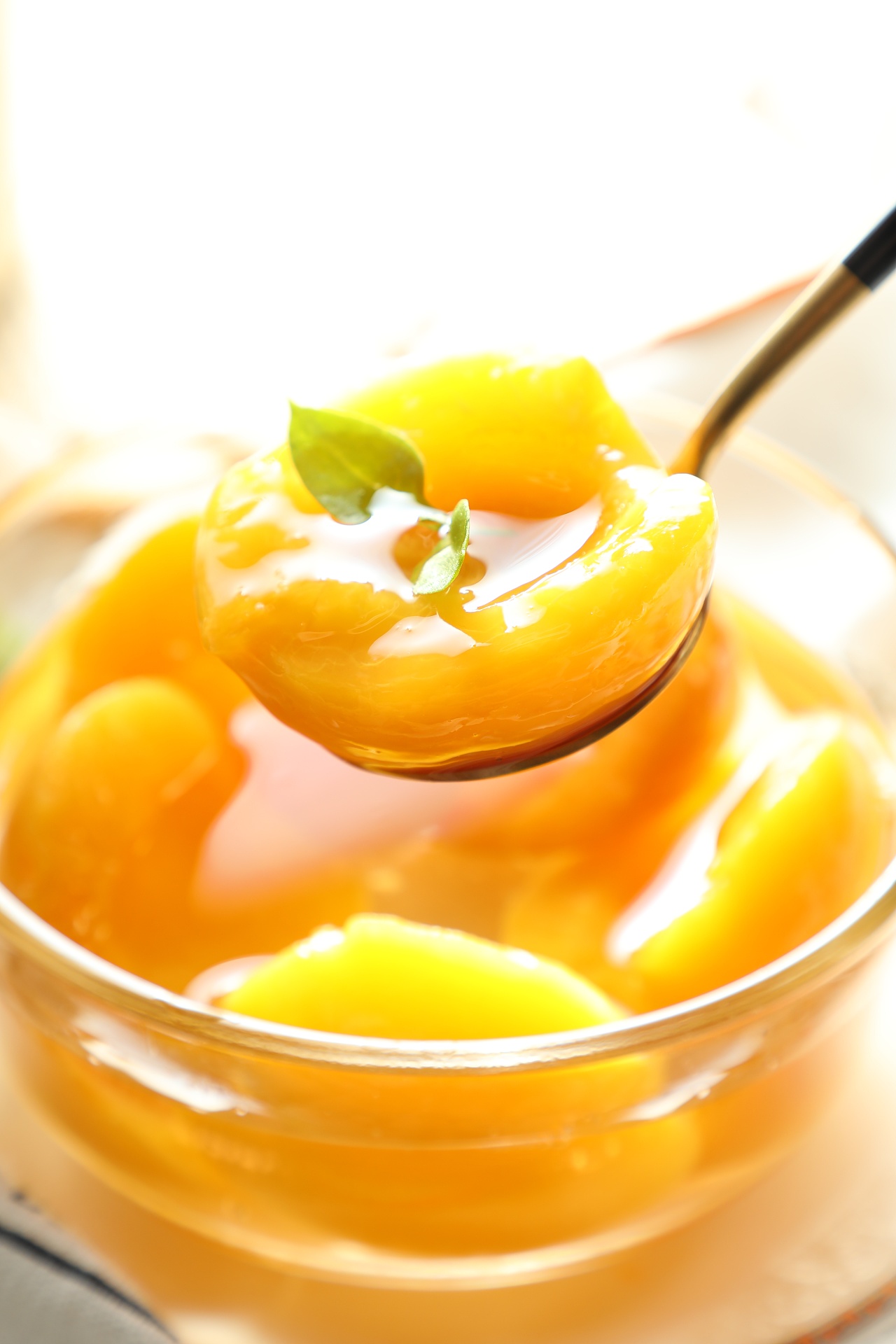 黄桃罐头 美食摄影 产品