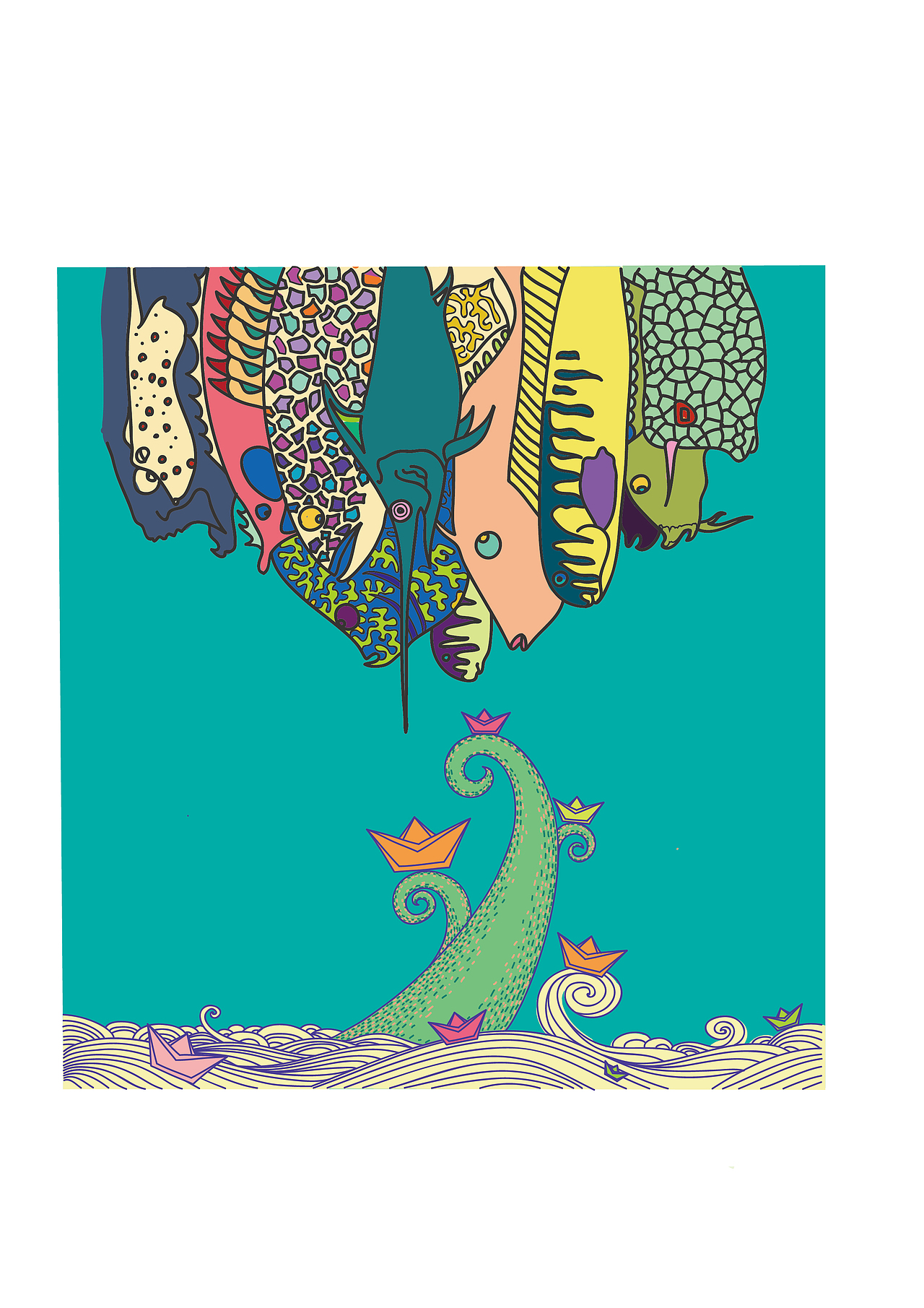 海底世界（图ZOTQ5MDg3MTI=） - 商业插画 - 站酷设计师贤一先生原创素材 - 站酷ZCOOL