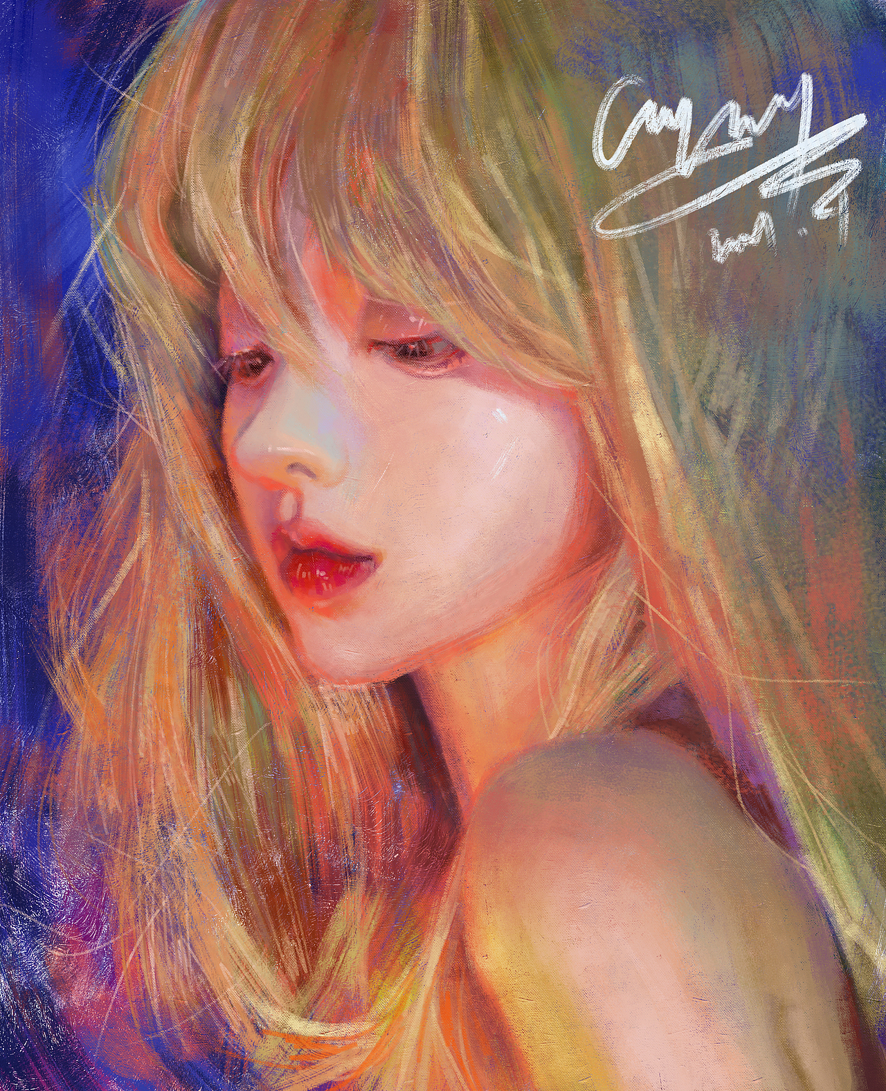 厚涂头像练习系列（图ZMjk5NjcyMDA0） - 创作习作 - 站酷设计师咸鱼趣多多原创素材 - 站酷ZCOOL