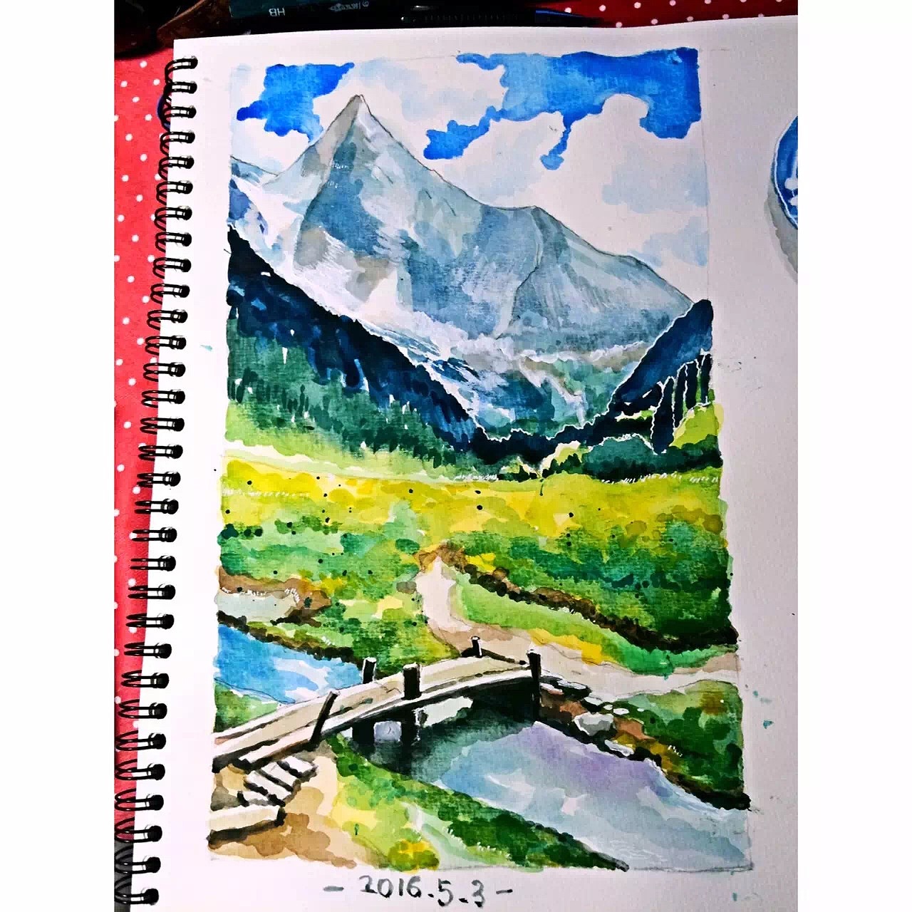 水彩风景练习3P~