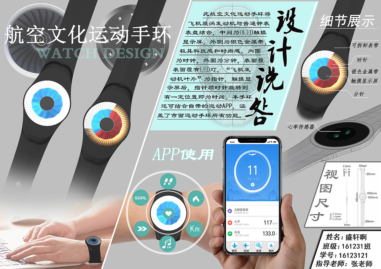 航空文化运动手环（图ZMTEyMzczOTky） - 电子产品 - 站酷设计师盛轩啊原创素材 - 站酷ZCOOL