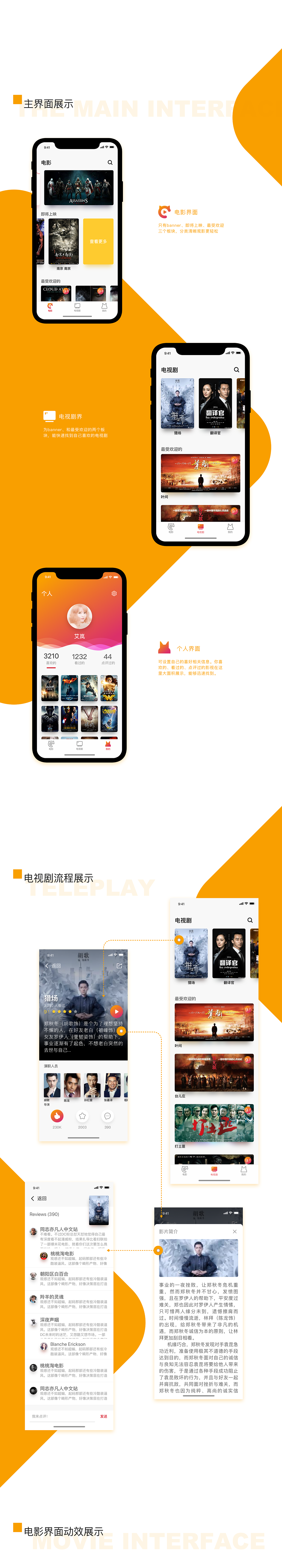 喵看影视APP（图ZMTE3NjY2OTAw） - APP界面 - 站酷设计师吉姆君原创素材 - 站酷ZCOOL