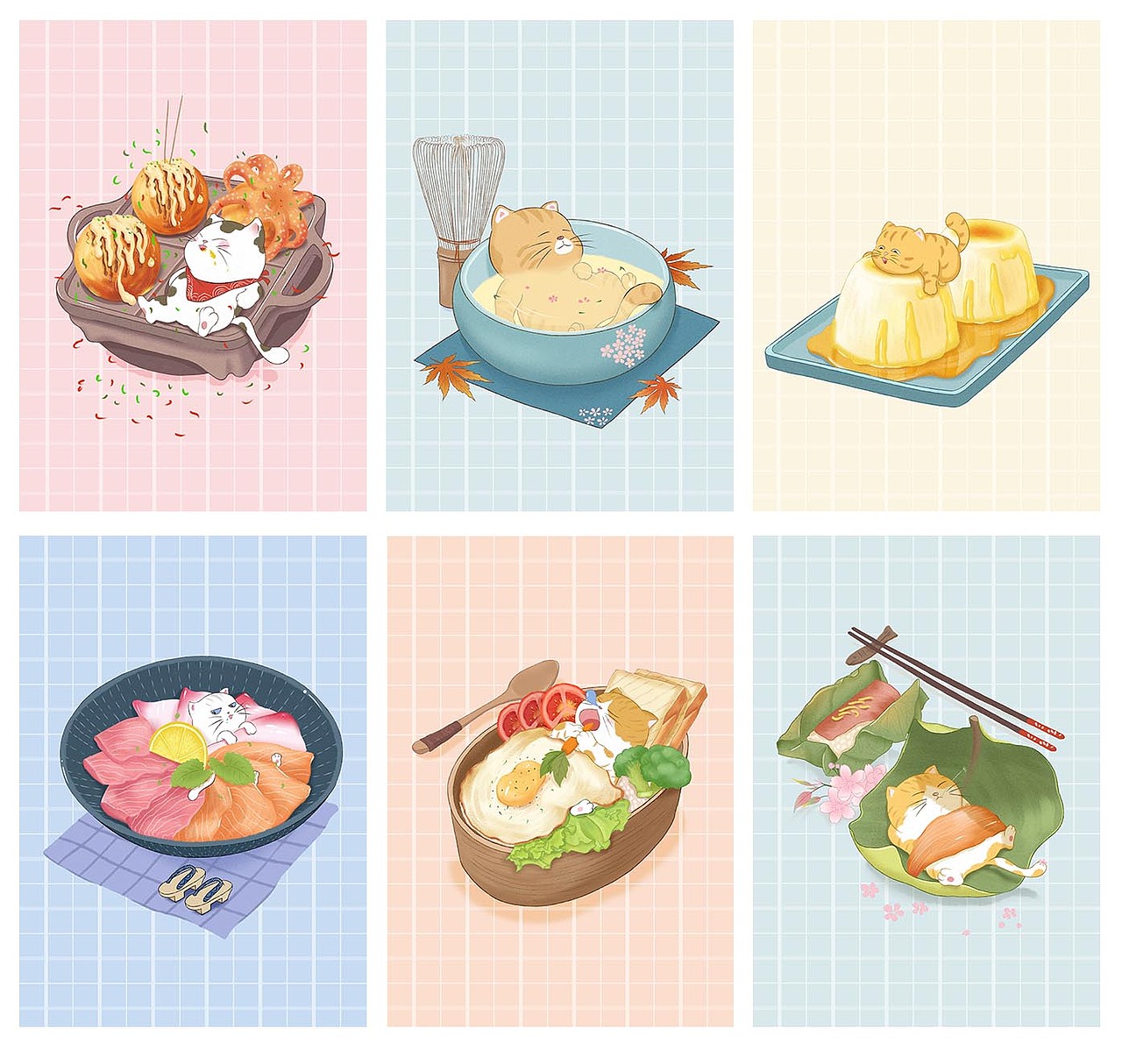 贪吃喵（图ZMjMzNzk2OTQ4） - 艺术插画 - 站酷设计师画画的张花花原创素材 - 站酷ZCOOL