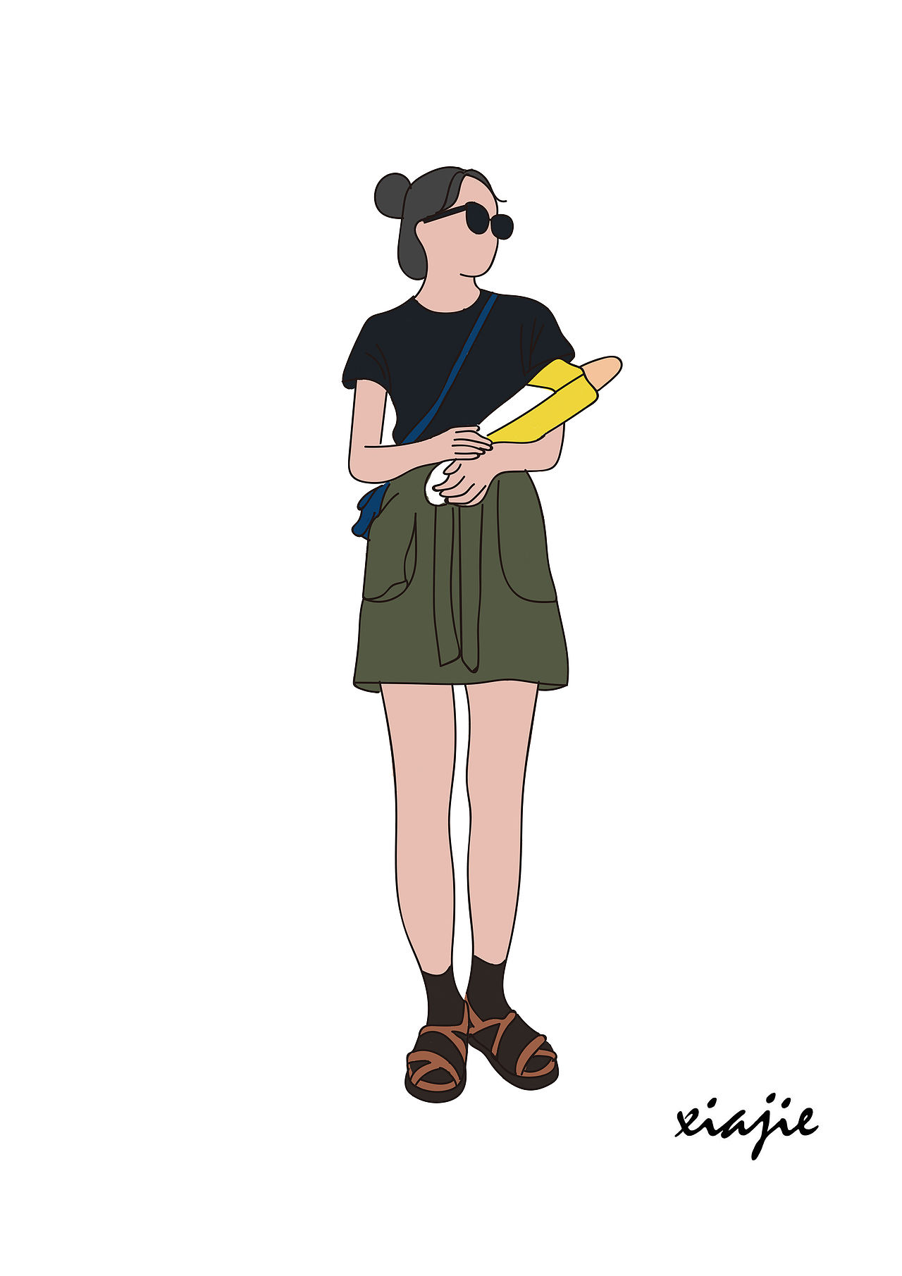 《时尚快涂5》（图ZMTIwNjM3OTAw） - 新锐潮流插画 - 站酷设计师霞姐姐姐姐原创素材 - 站酷ZCOOL
