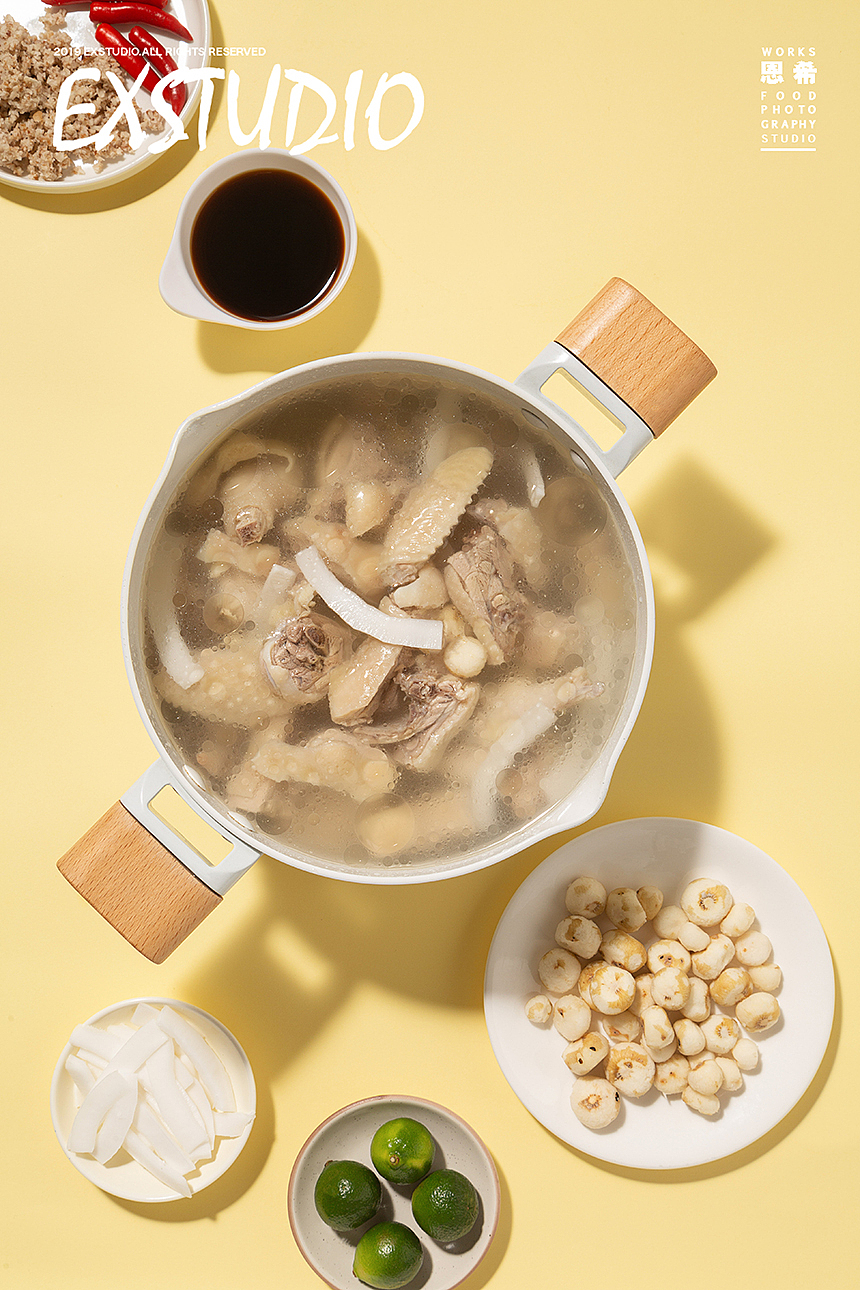 美食拍摄——南亩园椰子鸡（图ZMjEyMjUxMDIw） - 产品摄影 - 站酷设计师恩希传媒原创素材 - 站酷ZCOOL