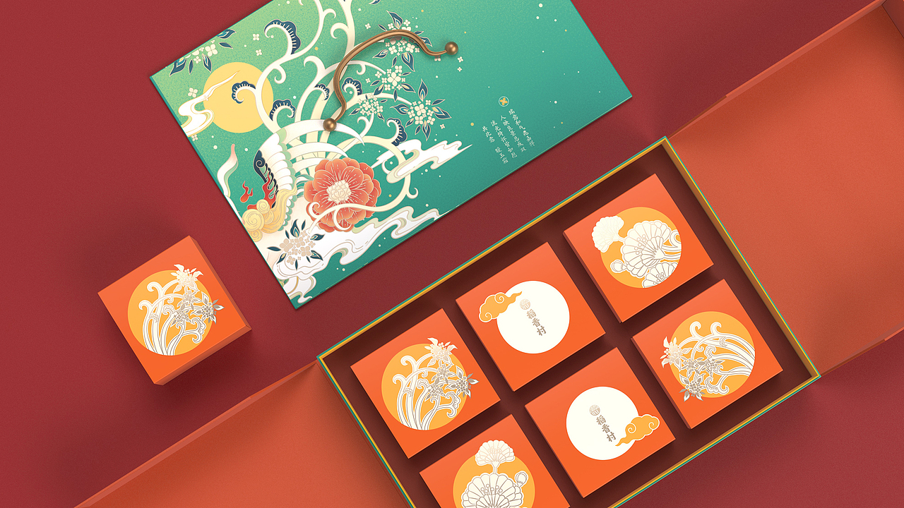 瑞兽(稻香村中秋高端礼盒包装设计)
